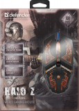 PC Gaming Maus Halo Z GM-430L schwarz USB Kabel 6 Tasten LED light 3200dpi optisch