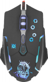 PC Gaming Maus Killer GM-170L schwarz USB Kabel 7 Tasten LED light 3200dpi optisch