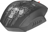 PC Gaming Maus Skull GM-180L schwarz USB Kabel 6 Tasten LED light 3200dpi optisch