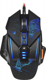 PC Gaming Maus sTarx GM-390L schwarz USB Kabel 7 Tasten LED light 3200dpi optisch